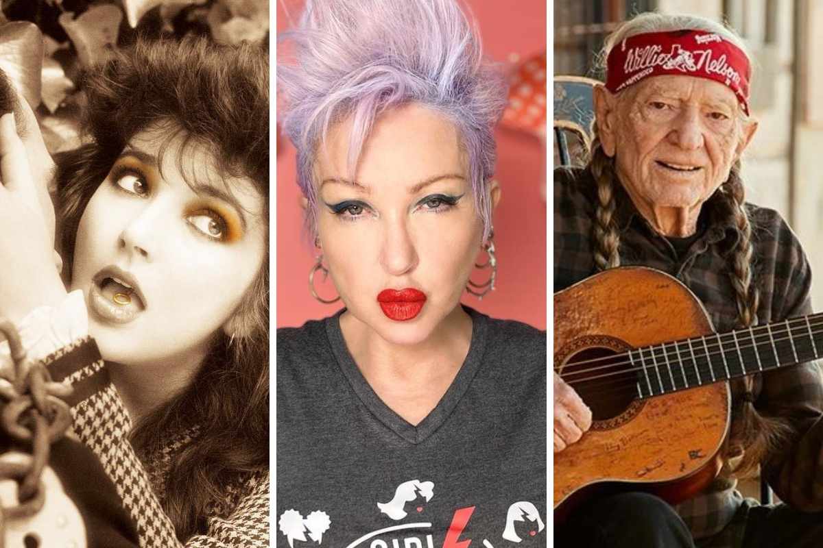 Kate Bush, Cyndi Lauper e Willie Nelson são pré-indicados para uma vaga no Rock and Roll Hall da Fama