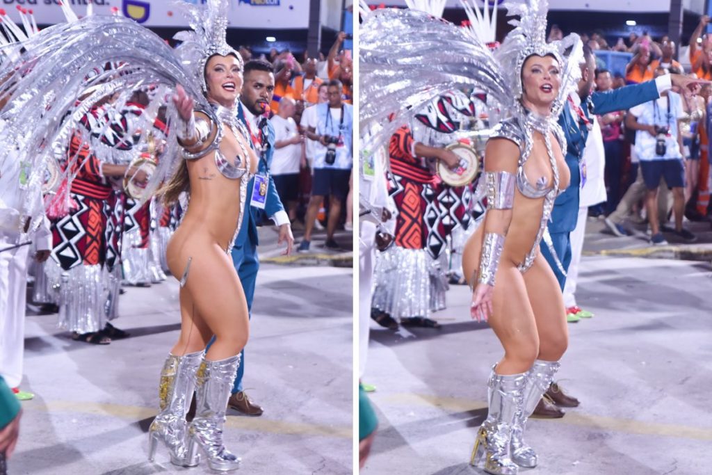 Paolla Oliveira brilhou no desfile da Grande Rio