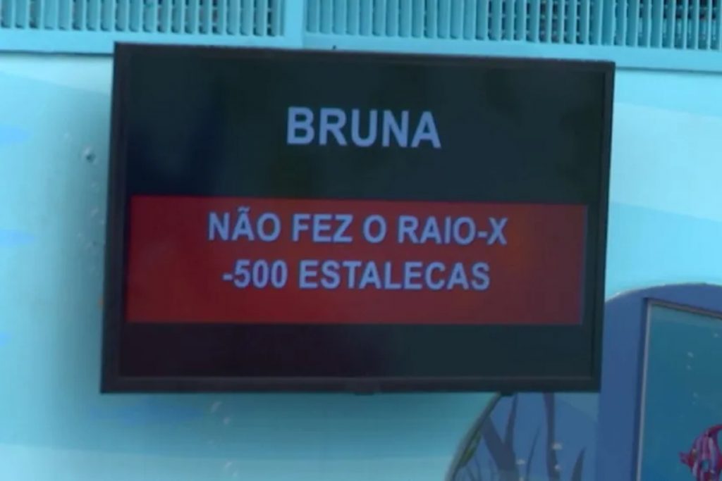 Recado da punição de Bruna Griphao