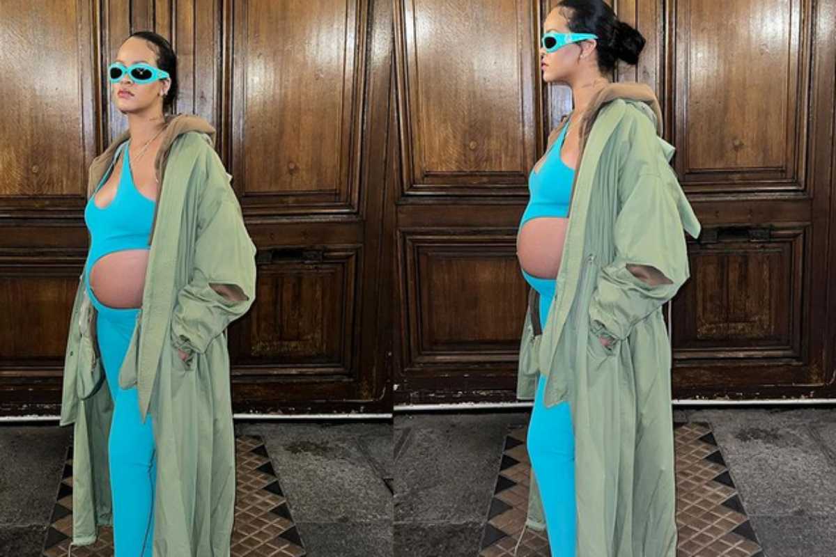 Rihanna quando estava grávida
