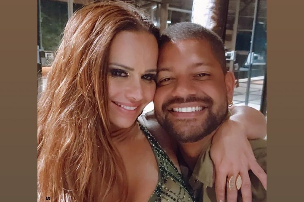 Viviane Araújo e o marido, Guilherme Militão 