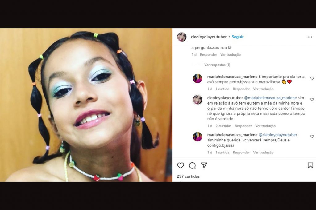 Cleo Loyola, ex-mulher de Luciano Camargo, diz que o cantor ignora a neta