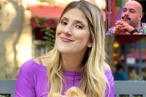 Dani Calabresa e Tiago Abravanel no detalhe