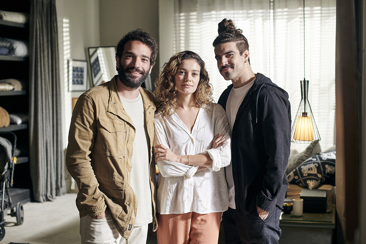 Humberto Carrão, Sophie Charlotte e Caio Castro