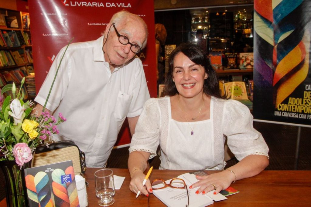 Ignácio de Loyola Brandão e Carolina Delboni