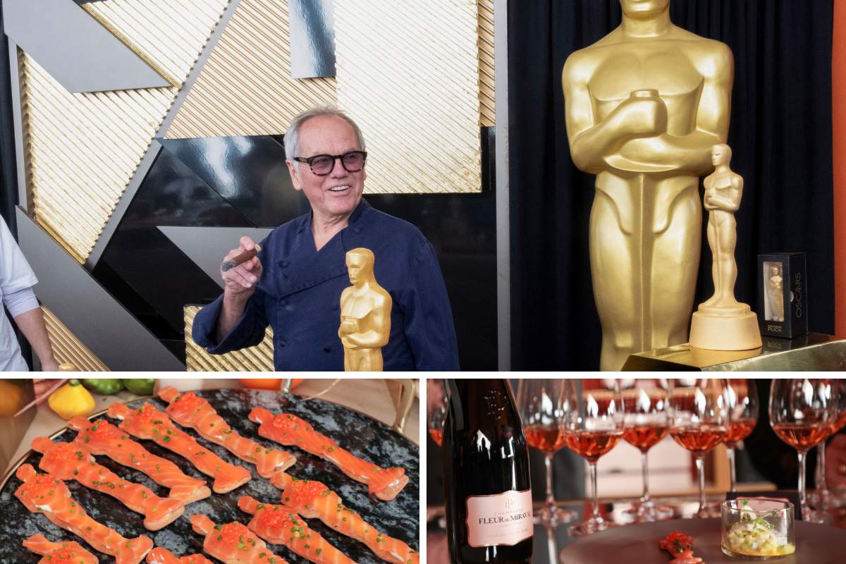 O chef Wolfgang Puck assina o cardápio do jantar oficial pós-Oscar