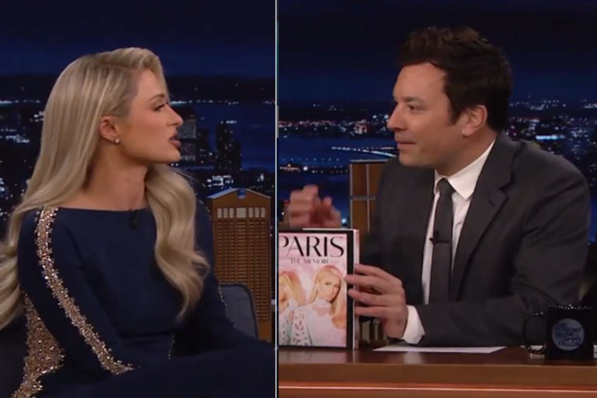 Paris Hilton fala de seu livro a Jimmy Fallon
