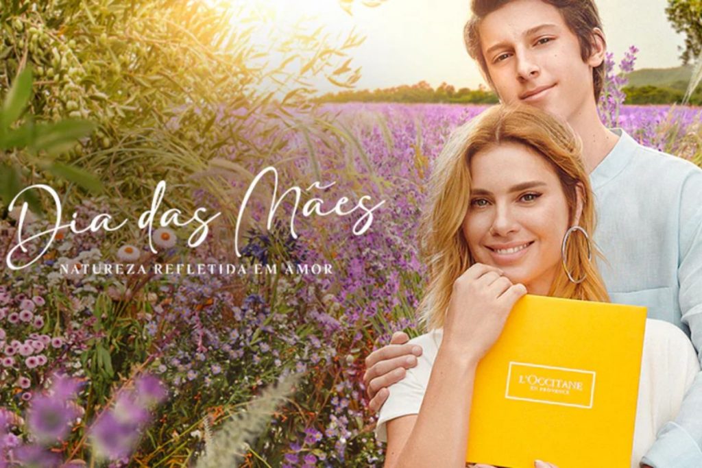 Campanha do Dia das Mães com Carolina Dieckmann e o filho, José