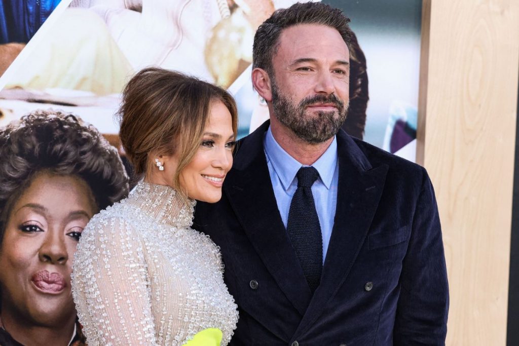 Jennifer Lopez e Ben Affleck na pré-estréia de "Air"