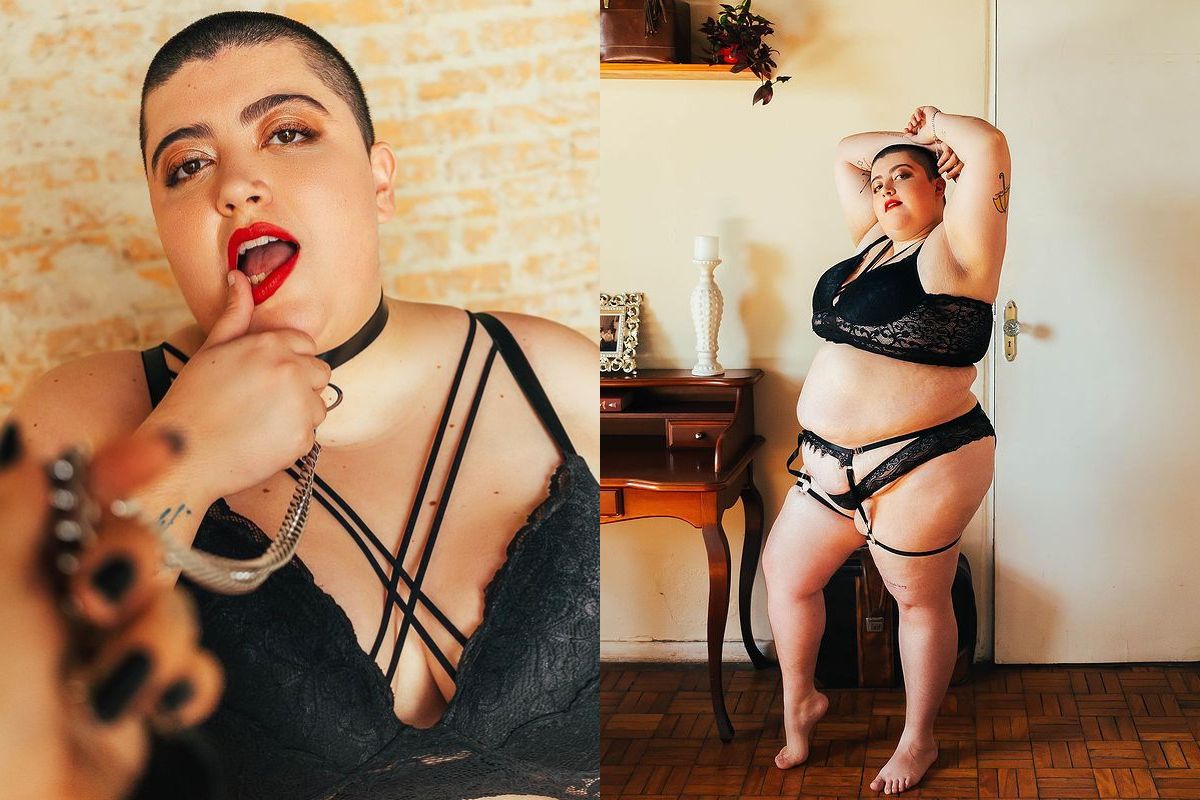Ana Vilela posta fotos de lingerie para divulgar conta no Onlyfans