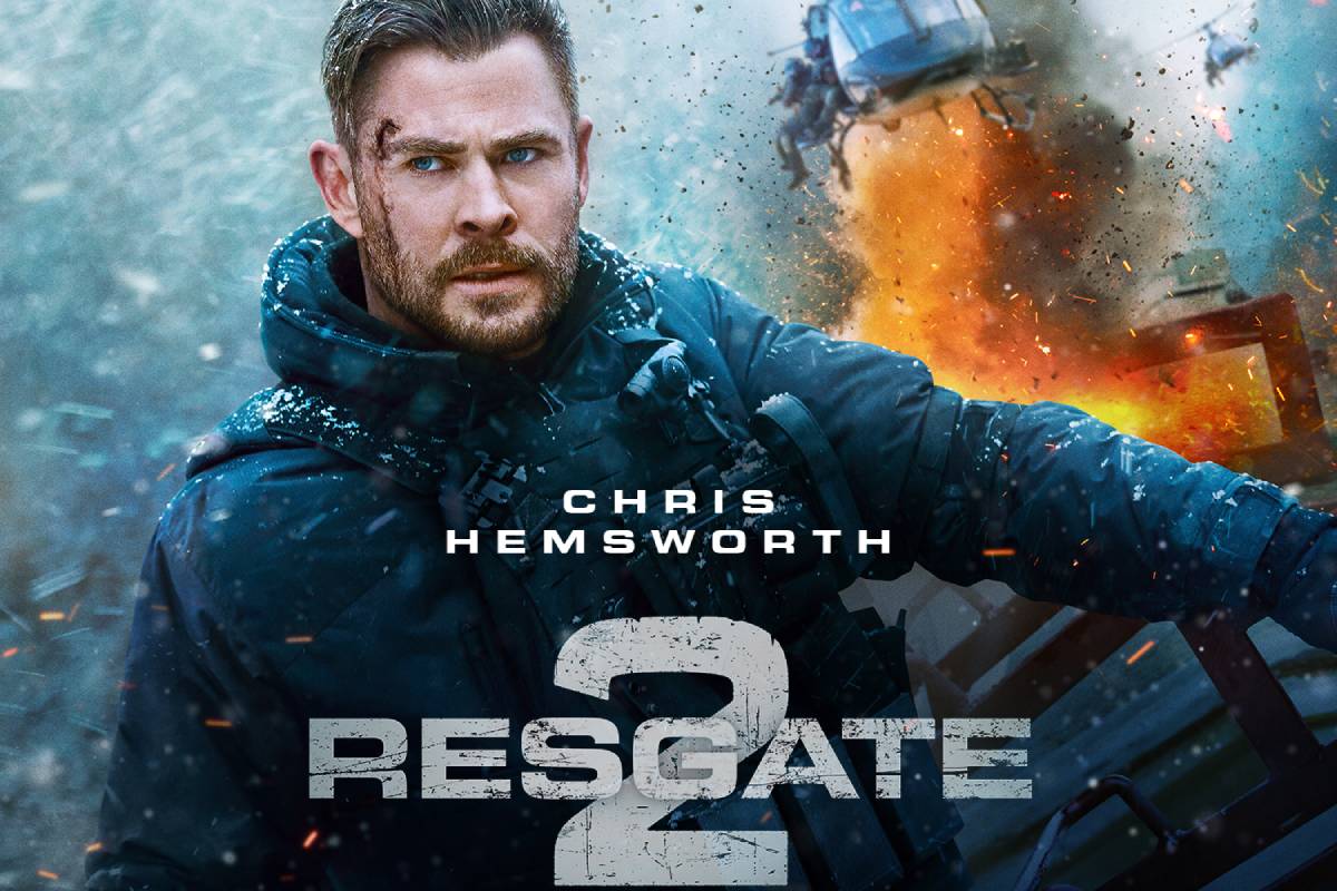 Chris Hemsworth como Tyler Rake em pôster de "Resgate 2"