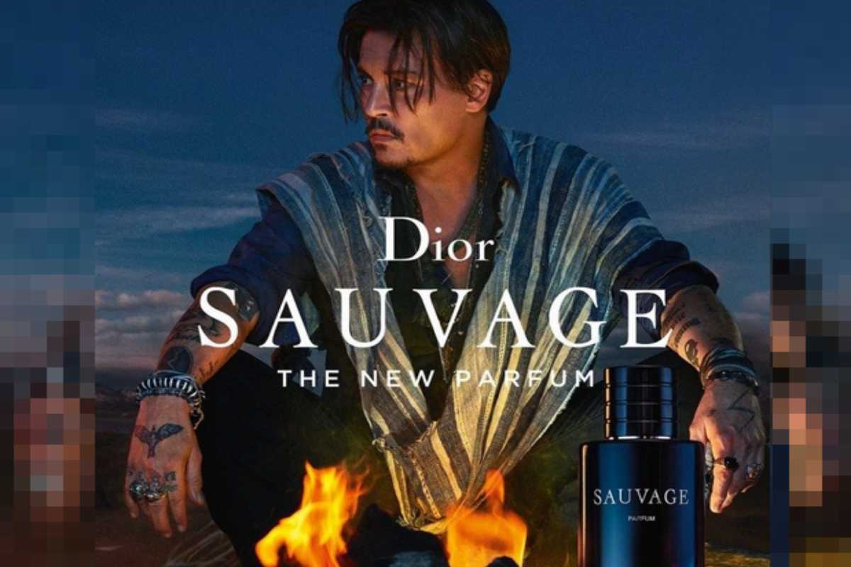 Johnny Depp em campanha para a Dior