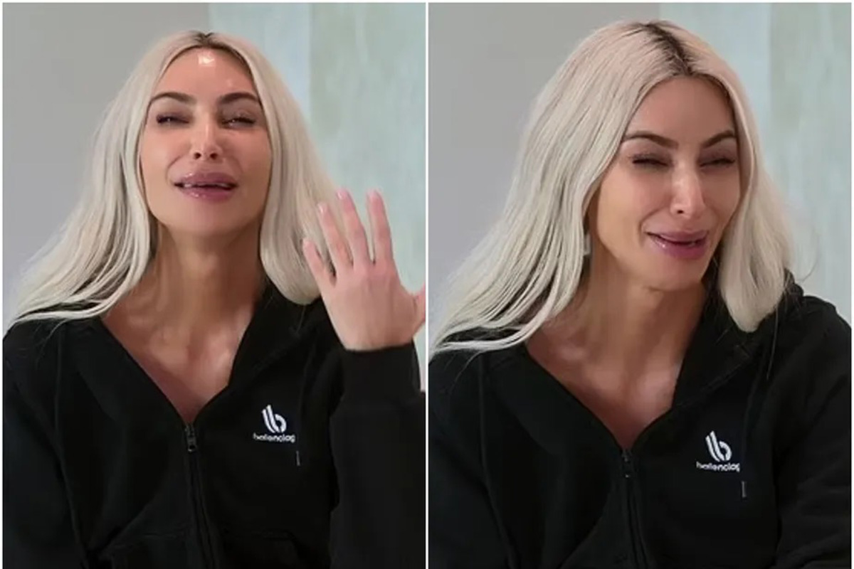 Kim Kardashian chora ao relembrar fim do casamento