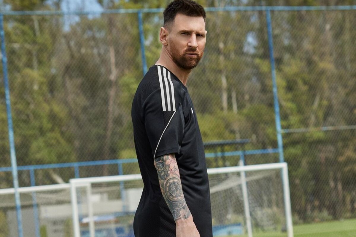 Lionel Messi no campo