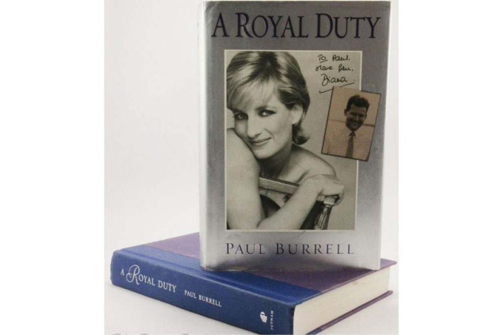 apa do livro A Royal Duty escrito por Paul Burrell