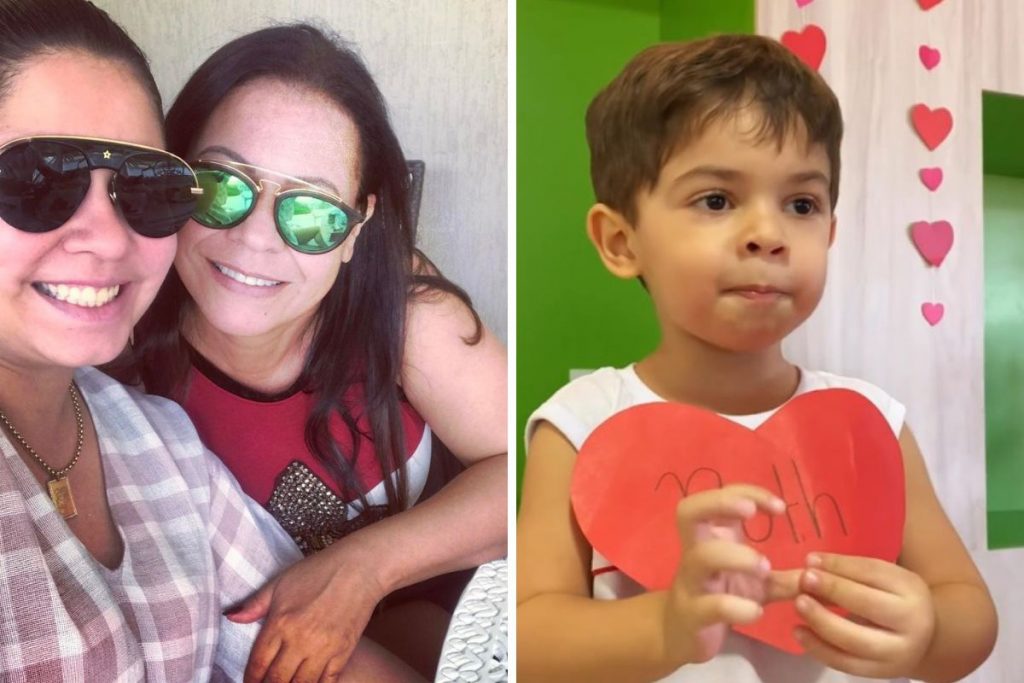 Marília Mendonça, dona Ruth e Leo