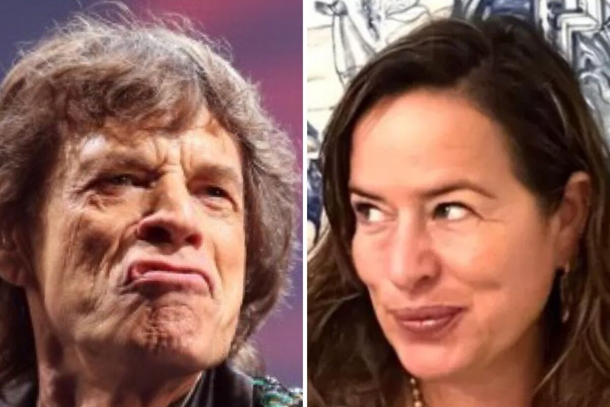 Mick Jagger e a filha, Jade Jagger