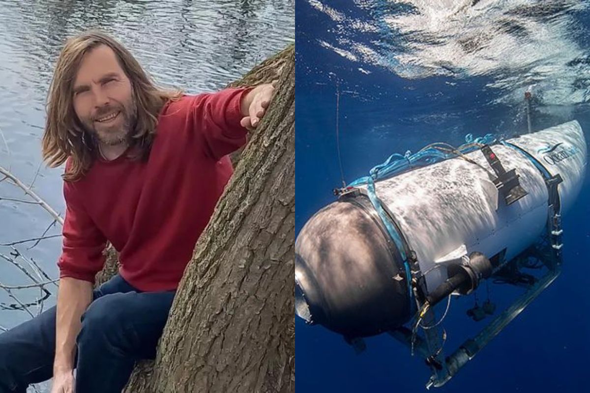 Michael Schneider e submersível Titan