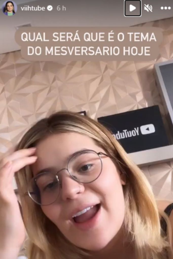 Viih Tube fala do mesversário da filha, Lua