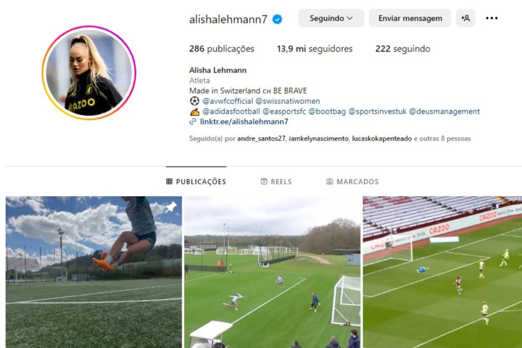 Perfil de Alisha Lehmann