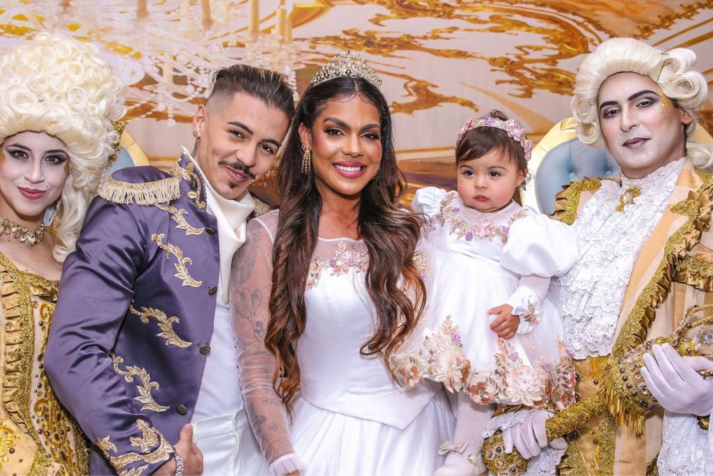 Festa de um aninho de Pietra, filha de Biel e Tays Reis - Foto (Thiago Duran/Brazil News)