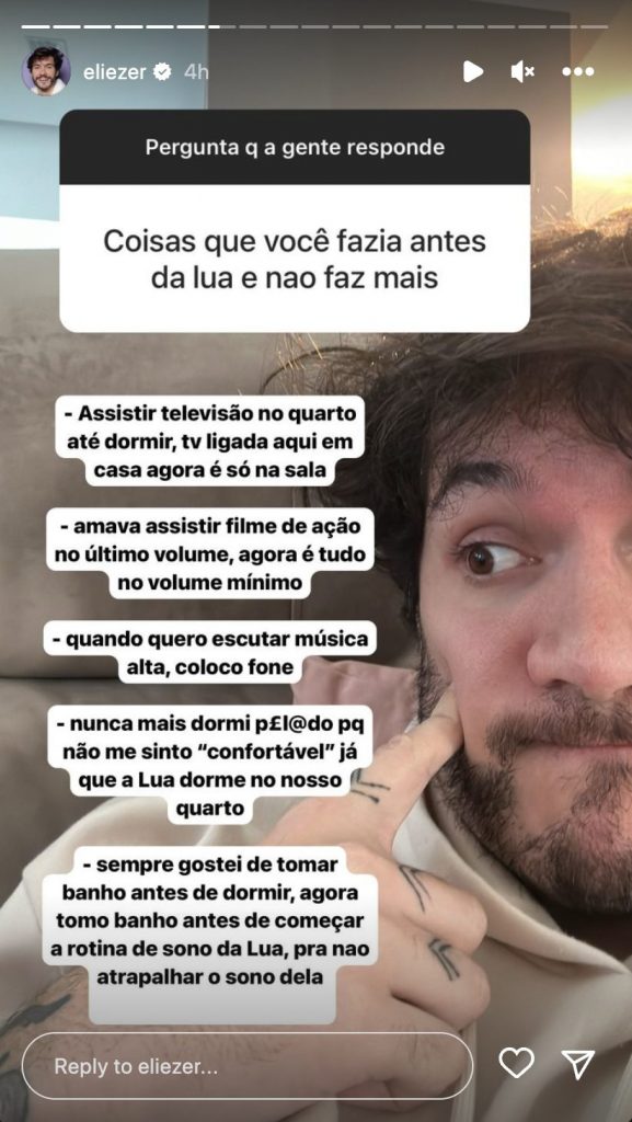 Eliezer responde perguntas no Instagram