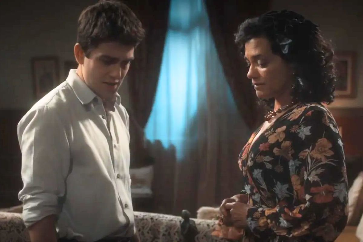 Júlio (Daniel Rangel) e Verônica (Ana Cecília Costa) em cena tensa de Amor Perfeito