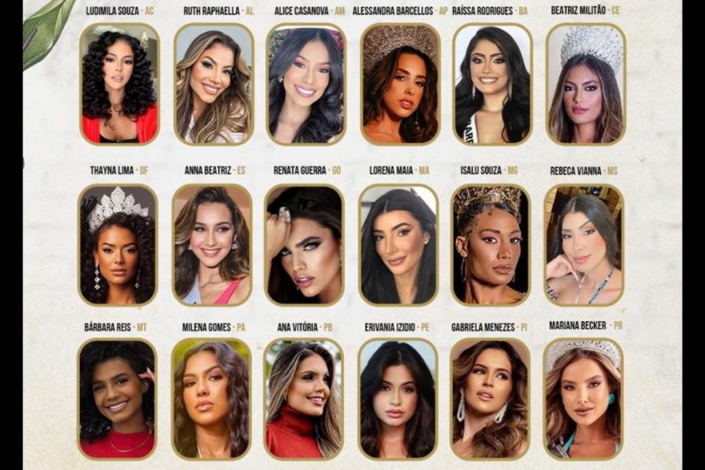 Concorrentes ao Miss Universo Brasil 2023