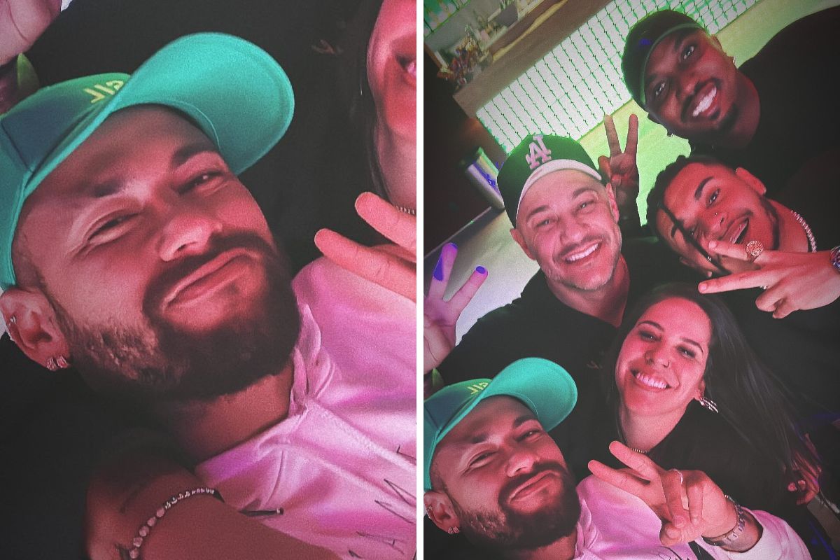 Neymar, Thiaguinho e amigos em Mangaratiba