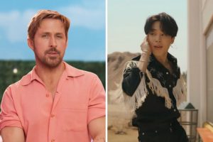 ryan gosling e jimin, do bts