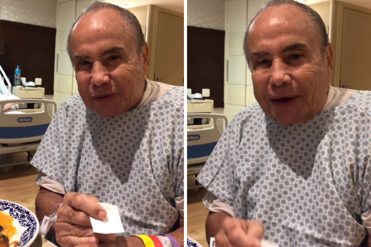 Stênio Garcia no hospital