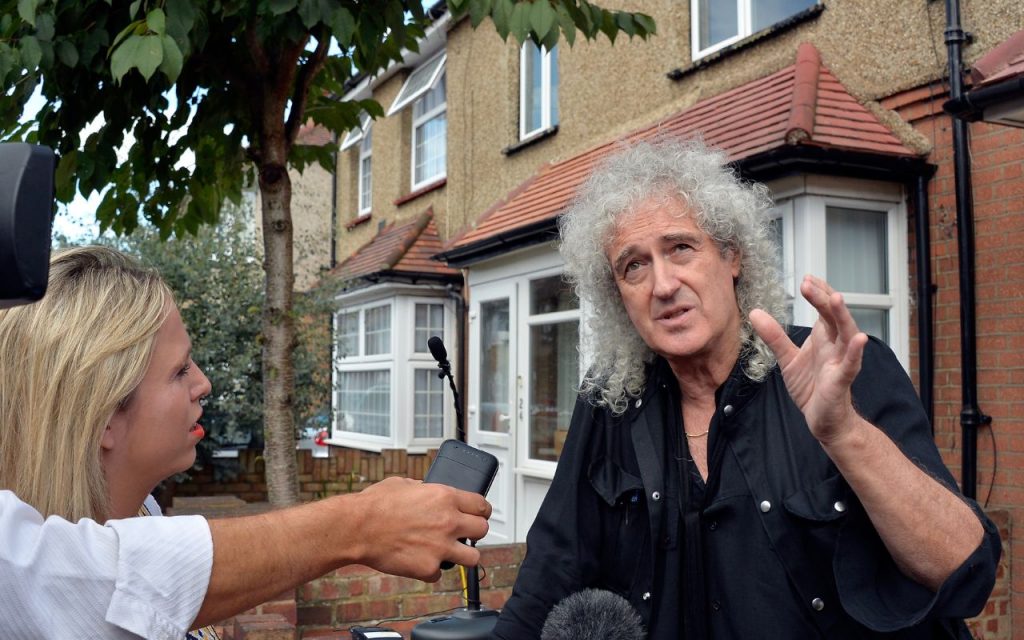 Brian May, líder do Queen