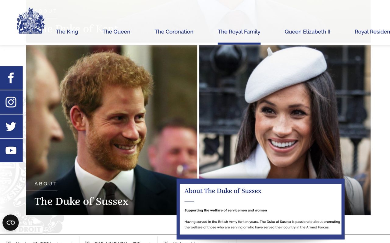 Família real finalmente remove o título "Sua Alteza Real" do Príncipe Harry do site oficial