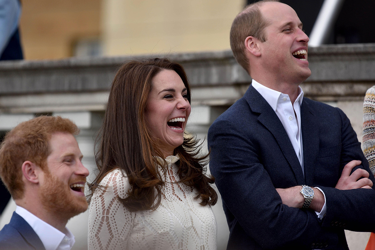 Príncipe Harry, Kate Middleton e Príncipe William