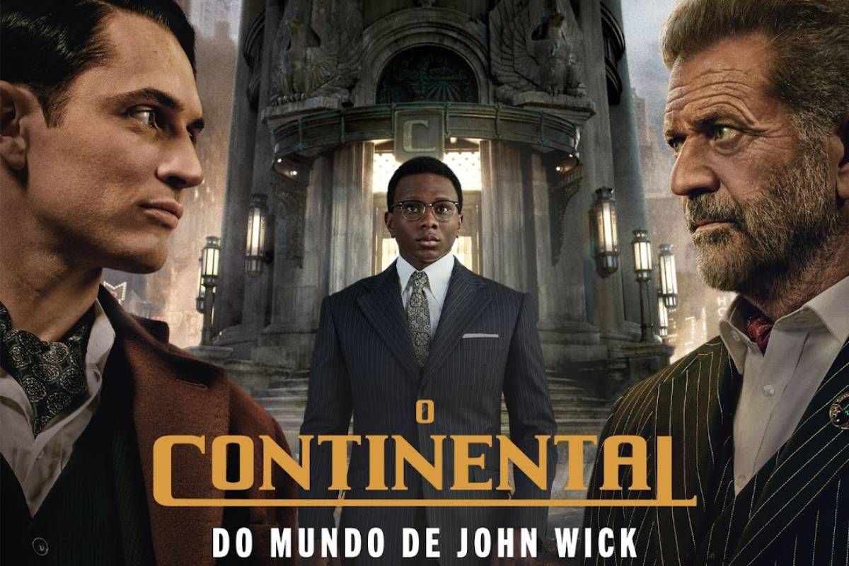 Protagonistas no Pôster de "O Continental: Do Mundo de John Wick"