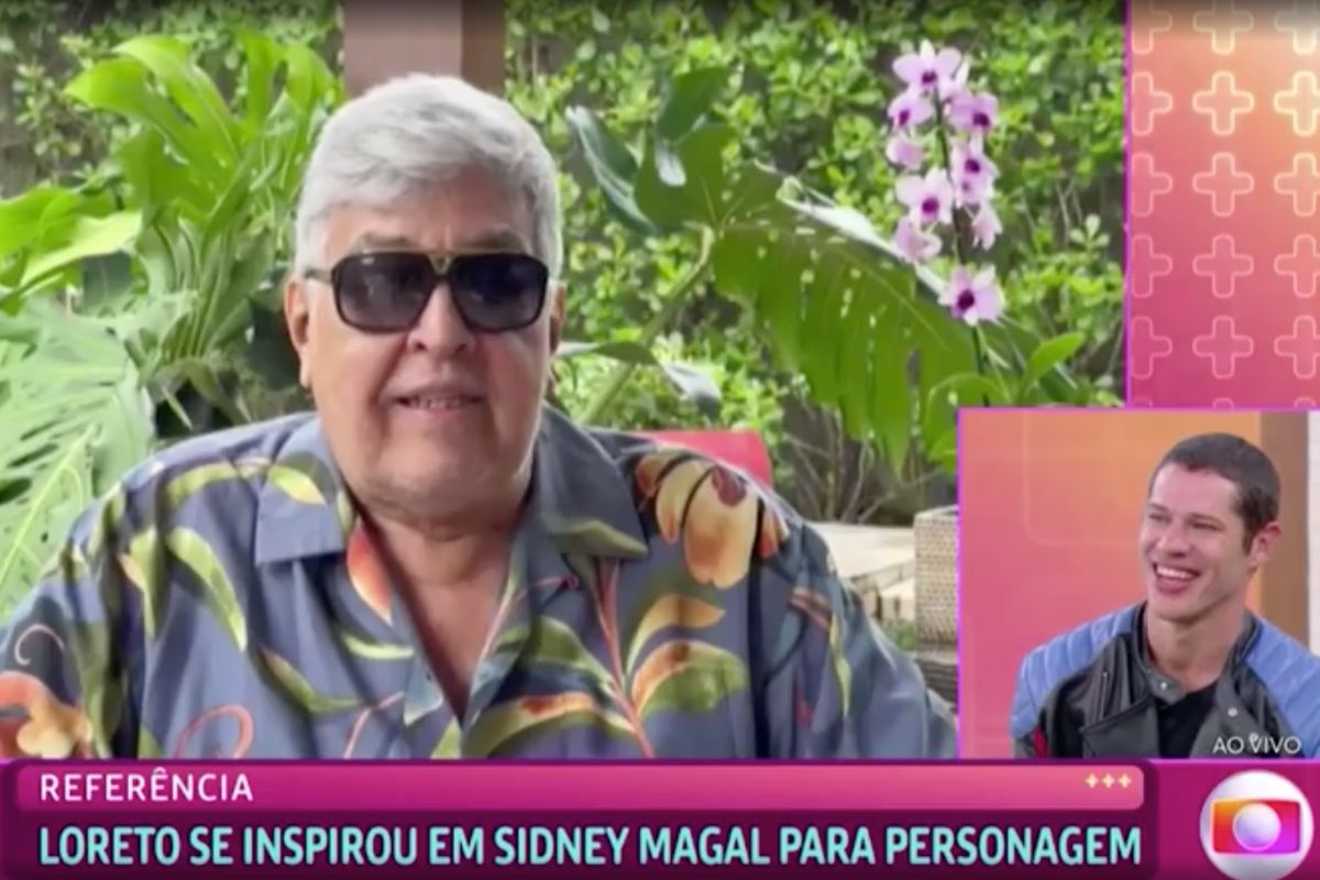 Sidney Magal grava mensagem para José Loreto