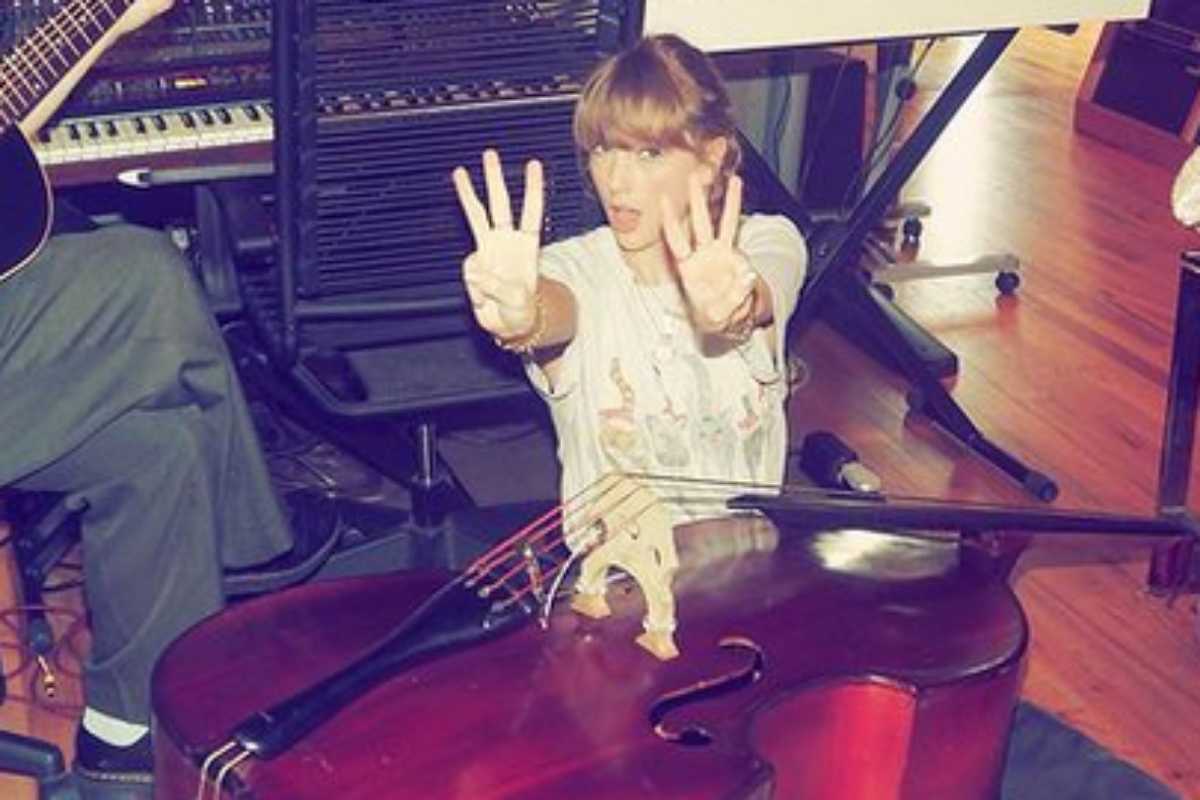 Taylor Swift no estúdio
