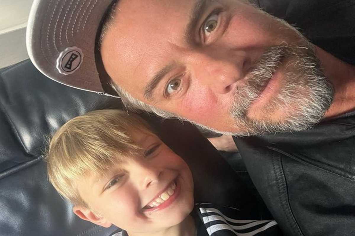 Josh Duhamel com o filho Axl