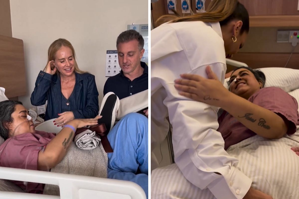Preta Gil recebe a visita de Angélica, Luciano Huck e Ivete Sangalo no hospital
