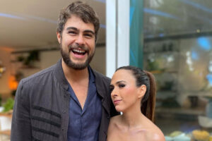 Rafael Vitti e Tata Werneck