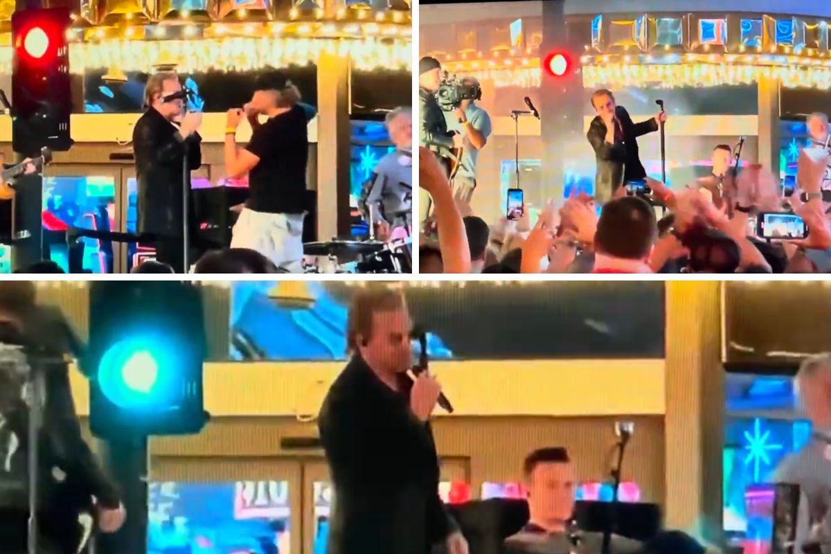 U2 em apresentação surpresa em Las Vegas