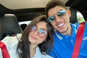 Selfie de Zé Vaqueiro e Ingra Soares