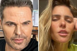 Fotomontagem Eduardo Costa e Fernanda Lima