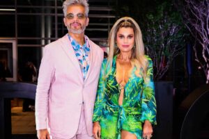 Otaviano Costa e Flávia Alessandra no Baile de Halloween da Sephora