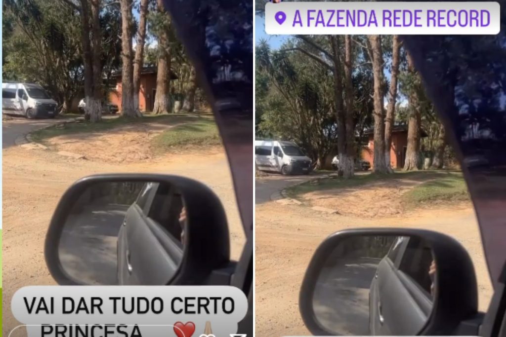 Namorado de Alicia X na sede de A Fazenda