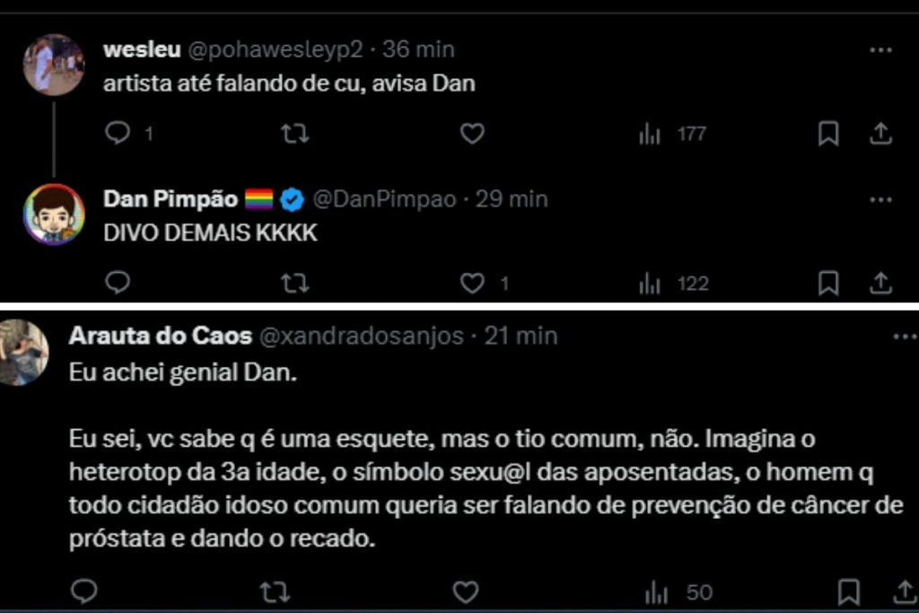 Reações a campanha publicitária de Antônio Fagundes (Reprodução/Twitter)