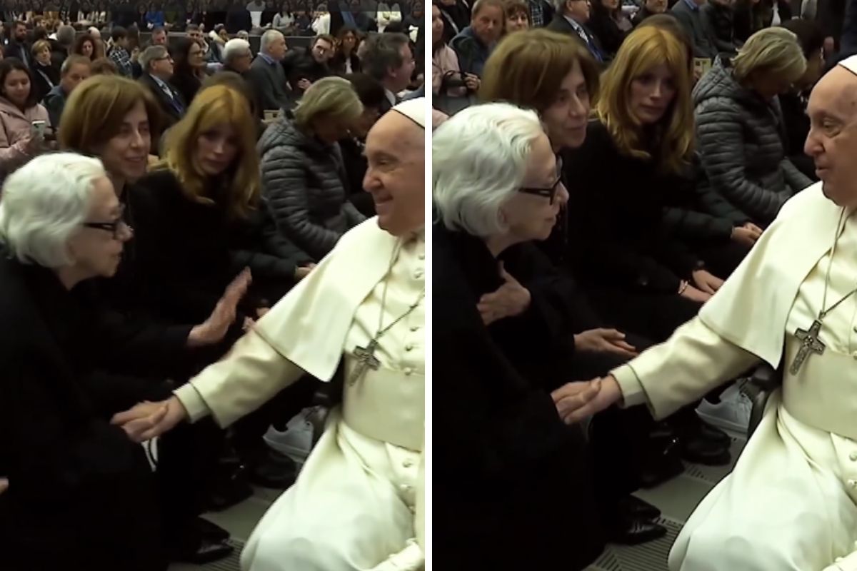 Fernanda Montenegro e Fernanda Torres se encontraram com Papa Francisco