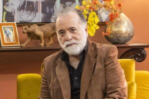 Tony Ramos caracterizado como Antônio La Selva