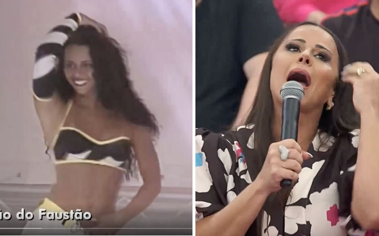 Viviane Araujo contou durante o Altas Horas que em 1997 tentou ser Morena do Tchan, mas foi eliminada no programa do Faustão.