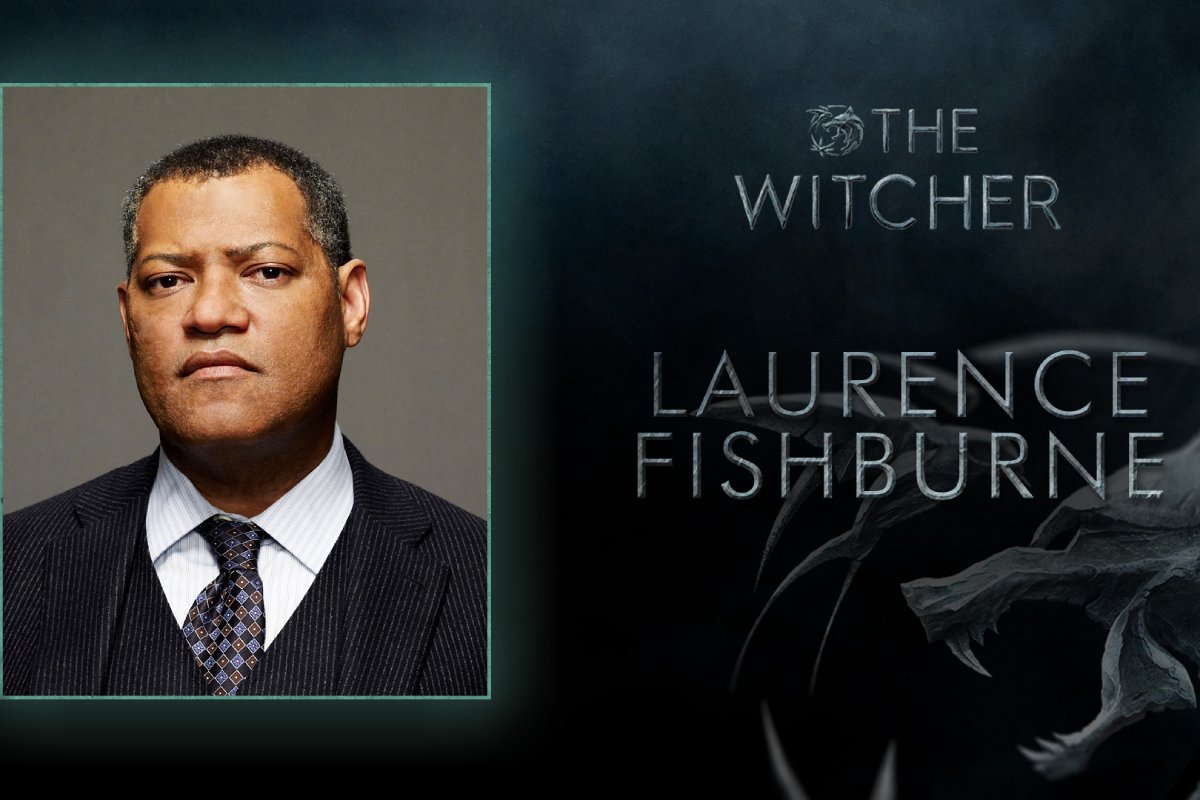 anúncio de laurence fishburne na 4ª temporada de the witcher